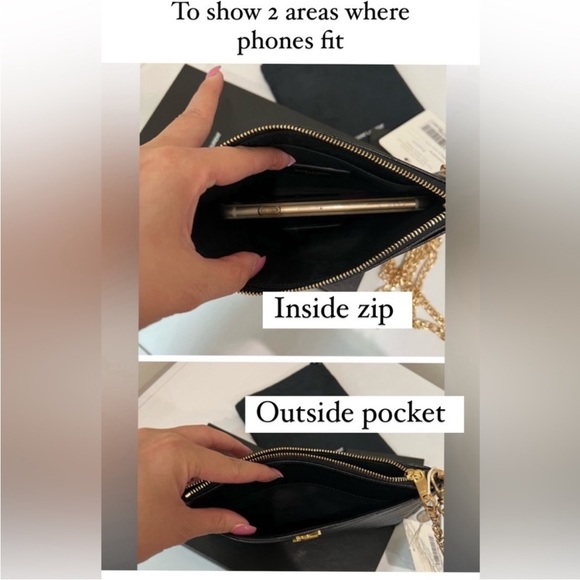 Sold- beige YSL clutch & crossbody bag - Picture 13 of 14